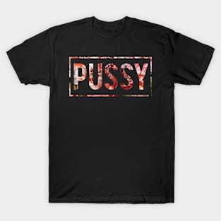 Floral Pussy T-Shirt